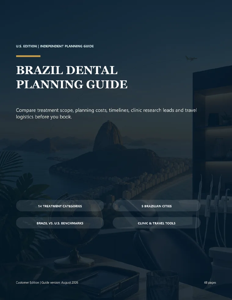Cover of the Brazil Dental Planning Guide — U.S. Edition